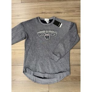 NWT NBA Washington Wizards Women’s Long Sleeve Sweatshirt Soft Loose Fit M Mediu